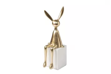 Статуэтка "Кролик " цвет золото 