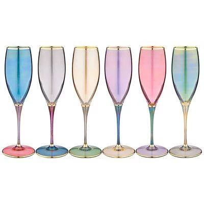 Набор бокалов для шампанского "PREMIUM COLORS"
