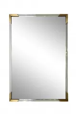Зеркало прямоугольное с золотыми вставками (арт. 19-OA-9144)