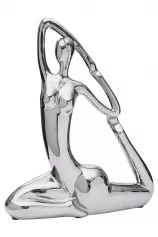 Статуэтка "Йога-2" цвет серебро 